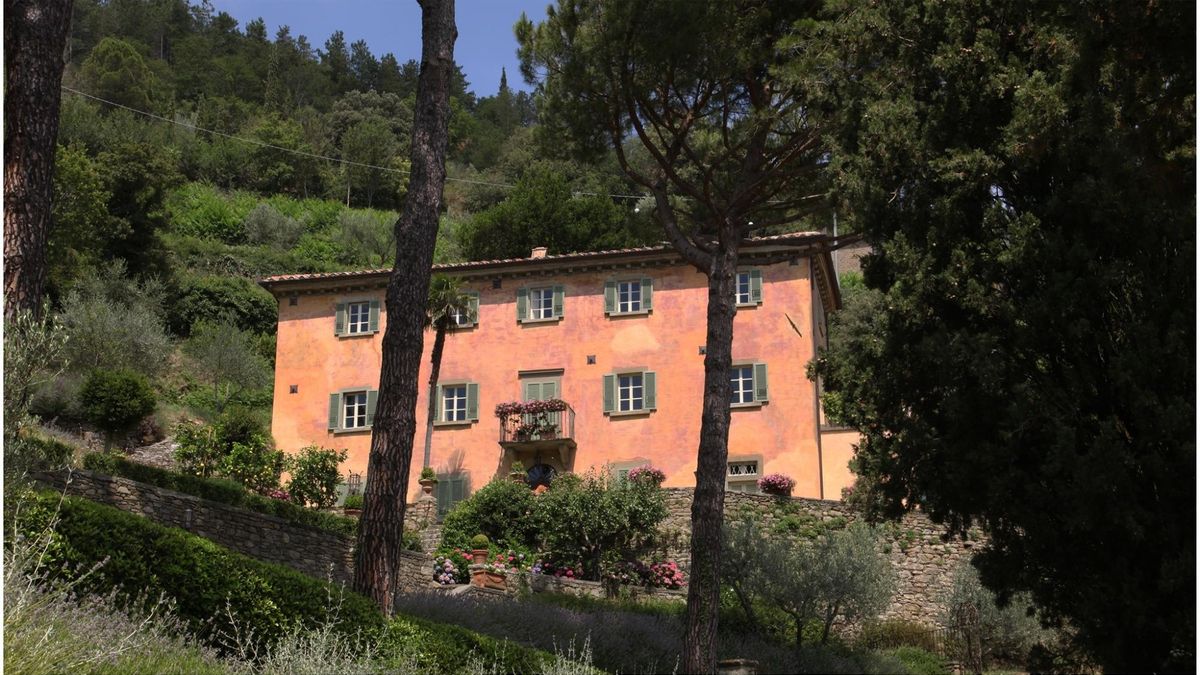 Villa Bramasole en Cortona, en la región de la Toscana y donde se ambientó la película.