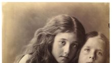 Las rosas rojas y blancas. 1865