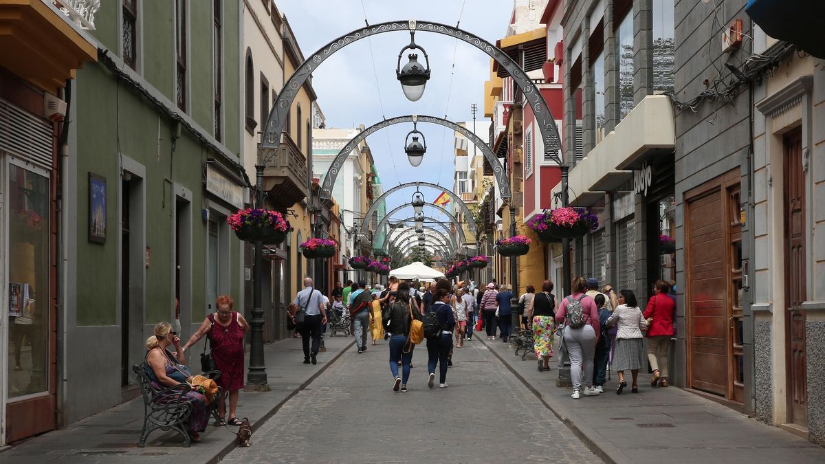 Calle Capitán Quesada, en el municipio de Gáldar, en Gran Canaria. (ALEJANDRO RAMOS)