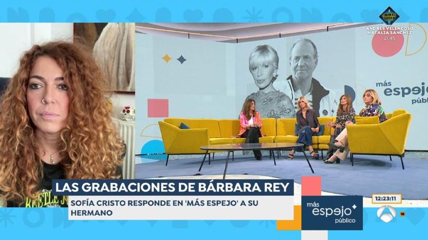 Sofía Cristo aconseja a 'Espejo Público' no mostrar las fotos de Bárbara Rey: "Da igual la cadena, vamos a ir a por todas"