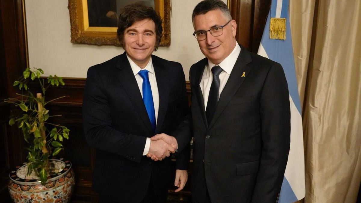 El presidente Javier Milei se reunió con el ministro de Relaciones Exteriores del Estado de Israel, Gideon Sa’ar