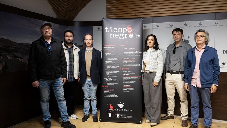 La Diputación de Cáceres dedica el ciclo 'Tiempo Negro' a rescatar la memoria y el legado del exilio