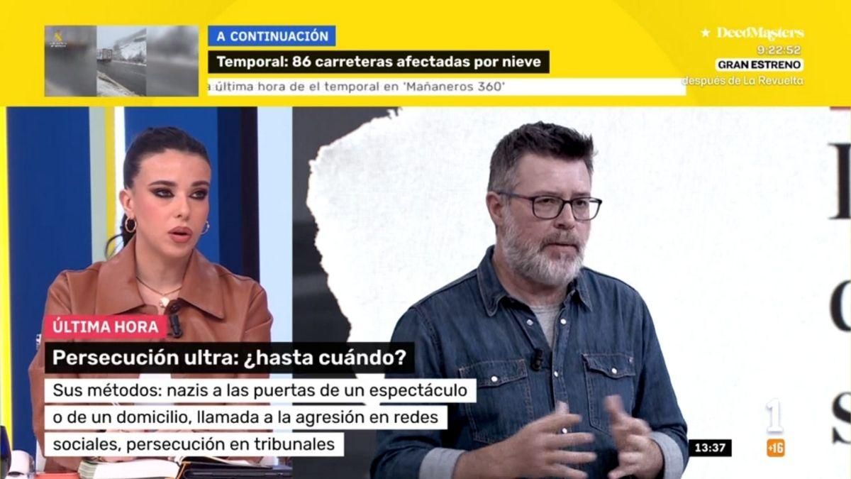 Sarah Santaolallah, en 'Mañaneros 360'