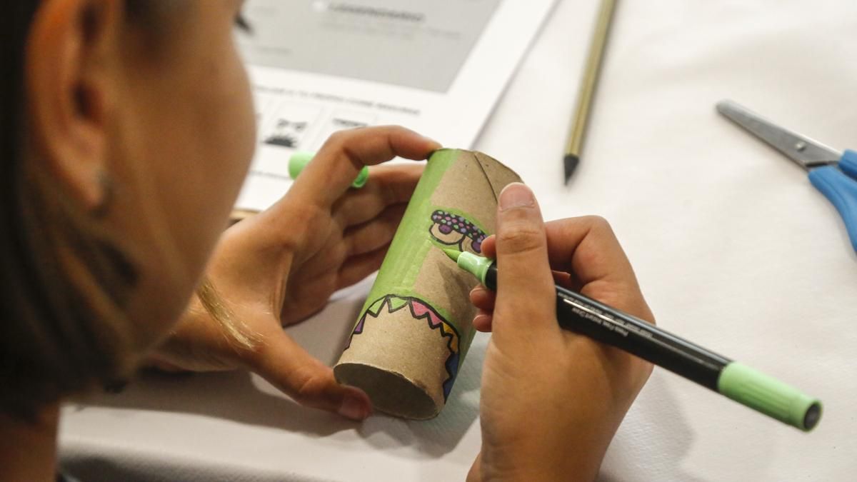 Taller infantil de las III Jornadas de Economía Circular. El gran reto del desperdicio cero.