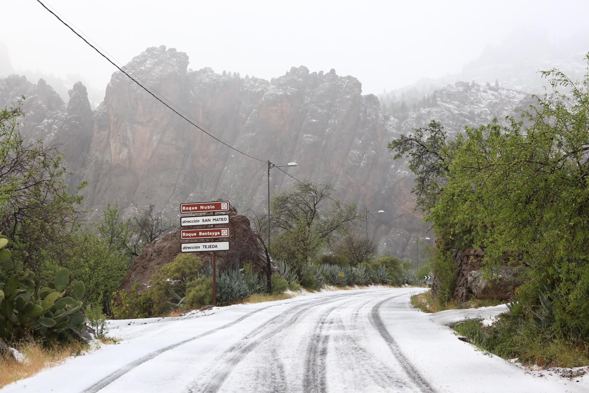 Nieve en Ayacata (ALEJANDRO RAMOS)