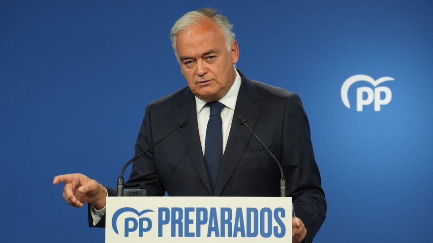 Archivo - El vicesecretario de Comunicación del PP. Esteban González Pons