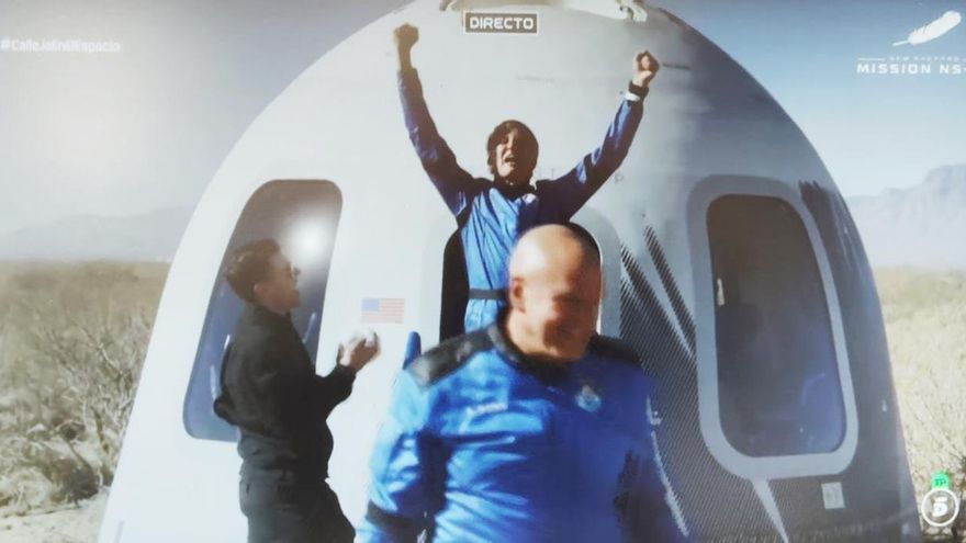 Un leonés en el espacio: Jesús Calleja completa con éxito su vuelo espacial con Blue Origin