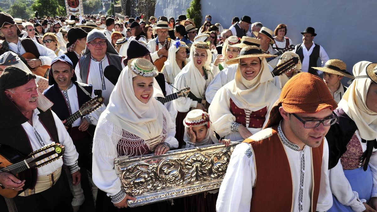 Imagen de archivo de la Romería   de la Bajada del Trono de 2015. Autor Pedro Luengo