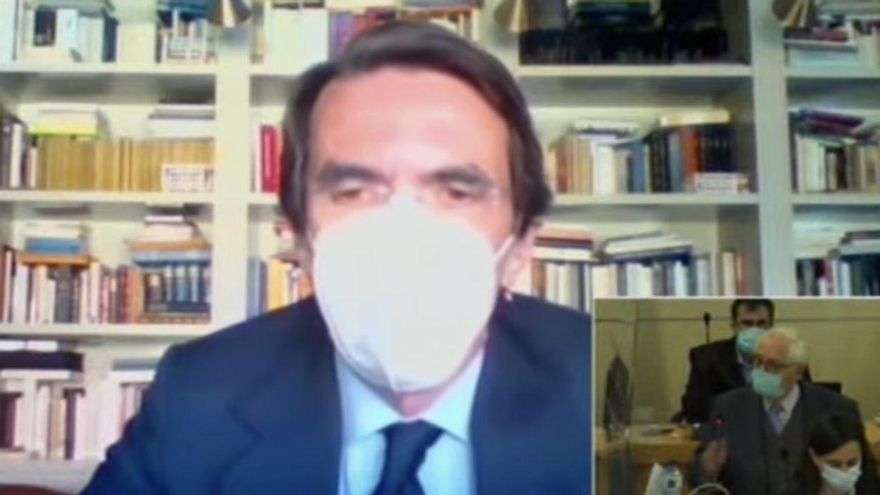 José María Aznar declara en el juicio de la caja B.