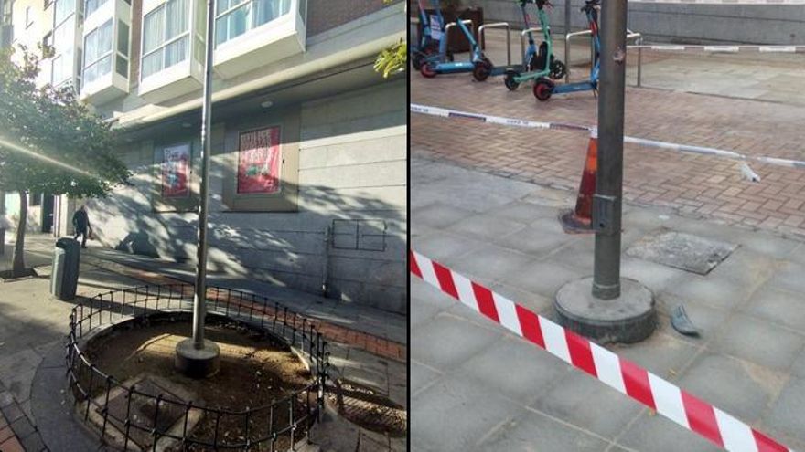 Adiós a los curiosos “alcorques de farola” de una de las plazas más populares de Tetuán