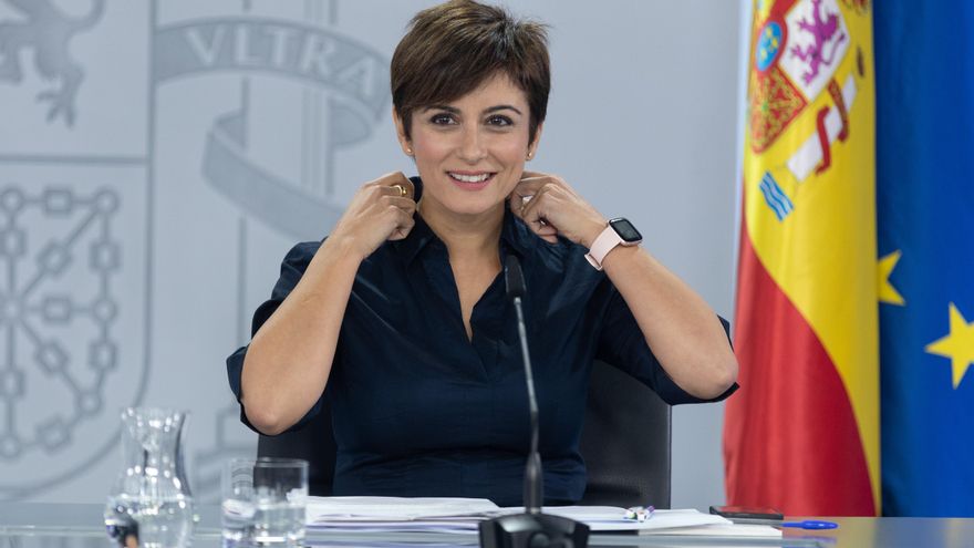 La portavoz del Gobierno, Isabel Rodríguez.