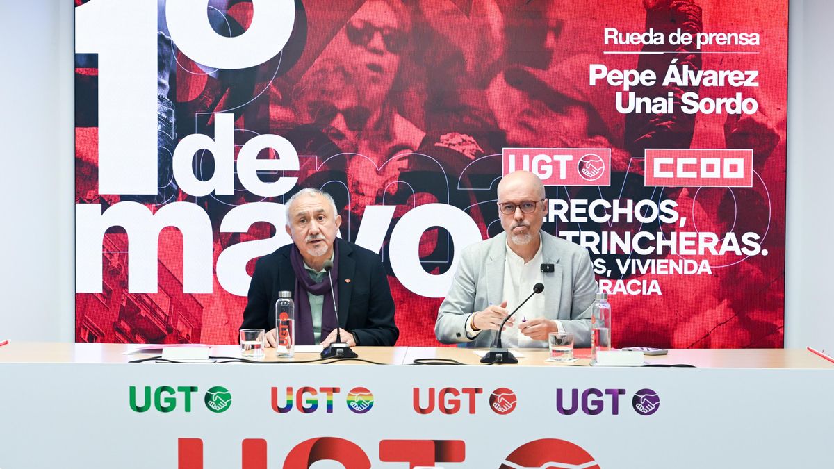 CCOO y UGT piden convertir el Primero de Mayo en un clamor del “no a la guerra” y por el derecho a la vivienda
