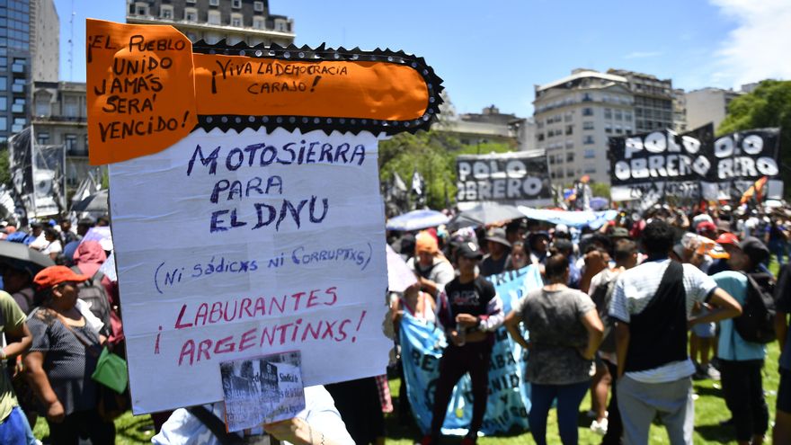 La Justicia rechazó el amparo contra el DNU de Javier Milei presentado por la CGT