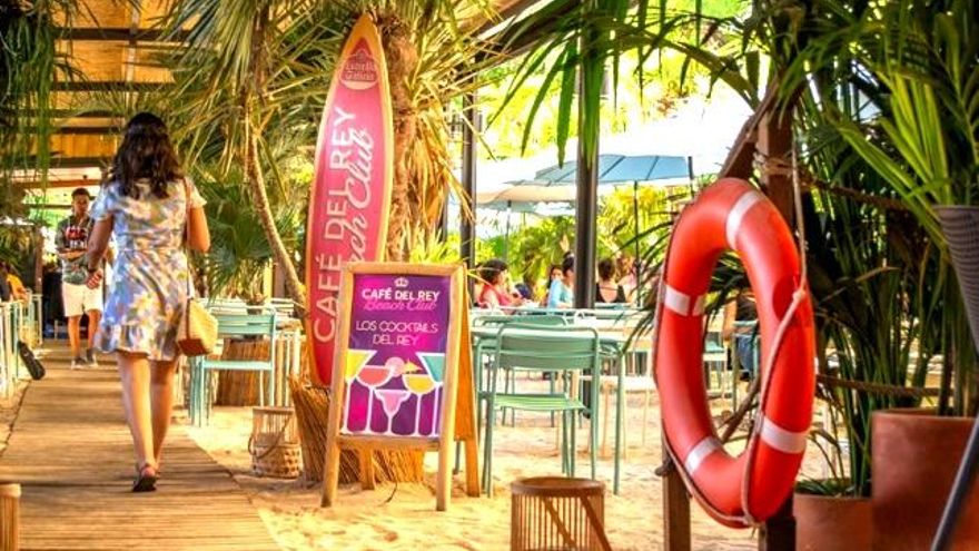 Café del rey Beach Club, en Madrid
