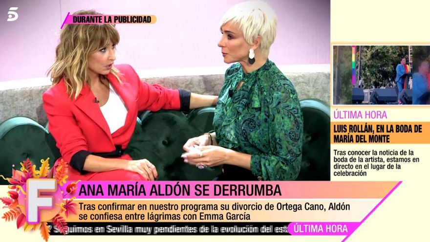 'Fiesta' torpedea aún más la baza de 'Sálvame' contra Ónega y emite las confesiones de Aldón en una publicidad