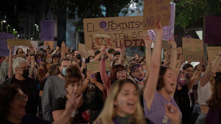 Manifestación del 8M en Santa Cruz de Tenerife