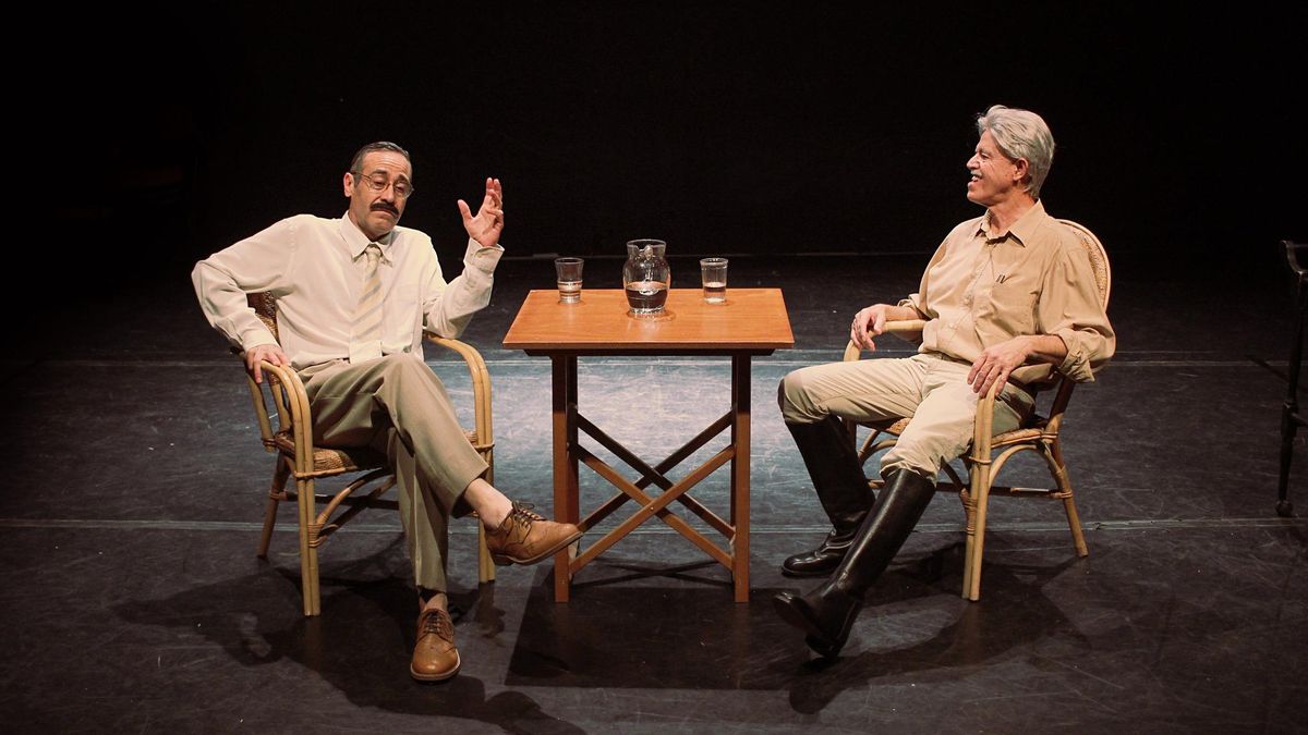 Imagen de la obra de teatro Z/B (Zweig & Bernanos).