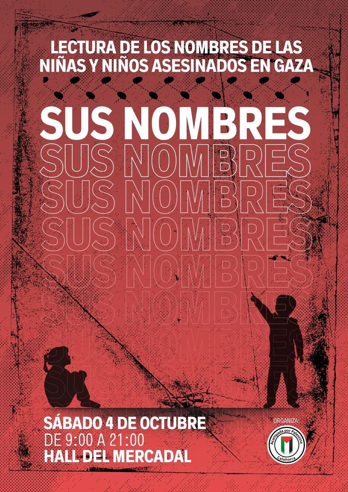 Cartel de la iniciativa en Calahorra