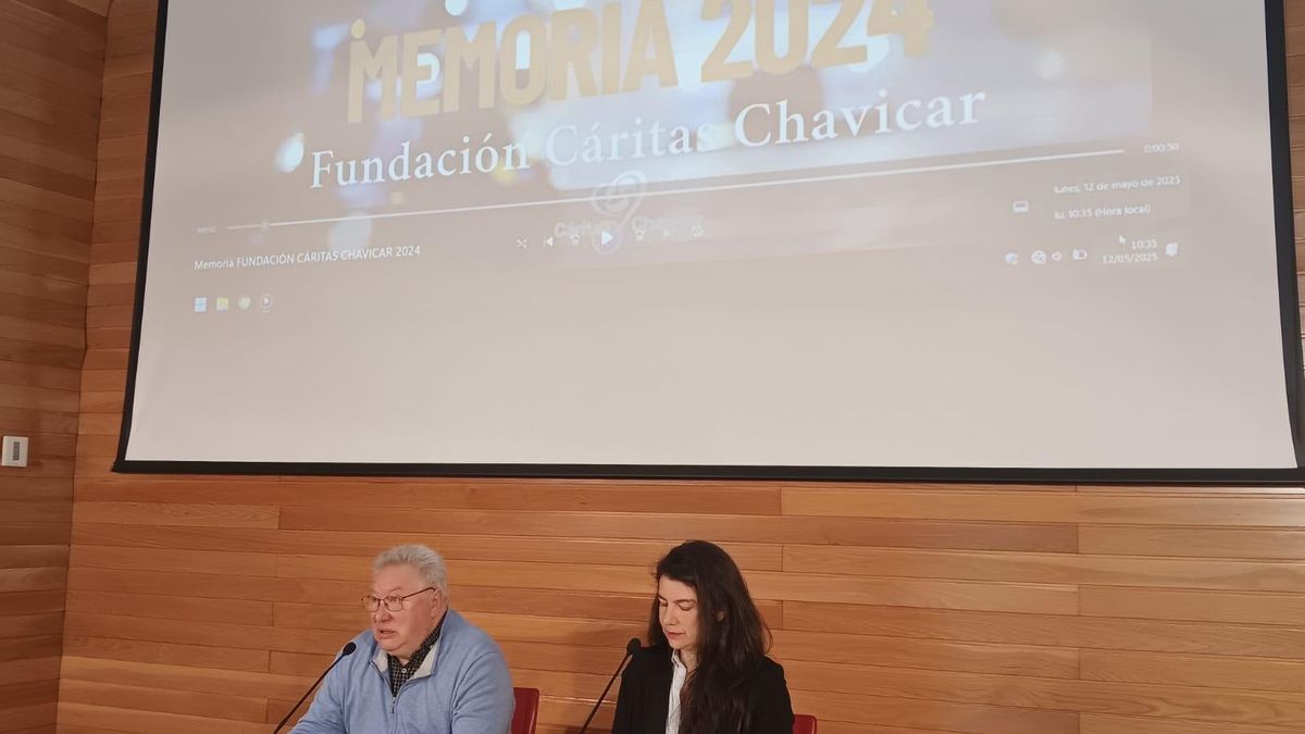 Presentación de la memoria de 2024 de Fundación Cáritas Chavicar