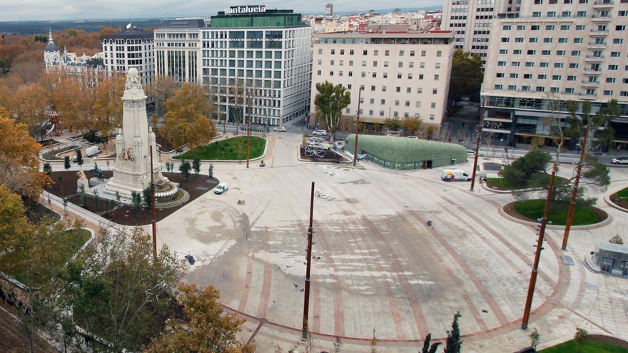 La plaza más reflexionada de Madrid nació de un pulso al capital chino
