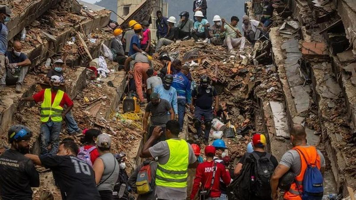 La tragedia de los terremotos en Venezuela.
