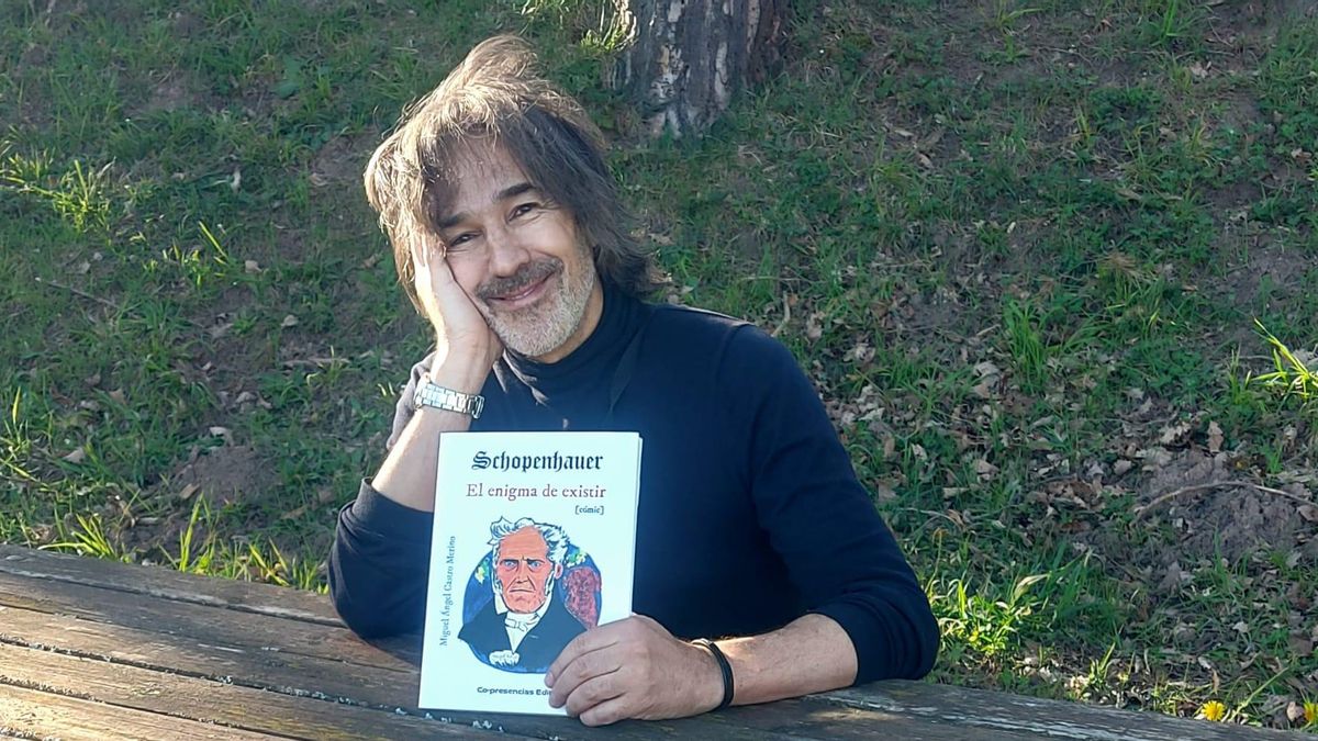 Miguel Ángel Castro Merino presenta este miércoles en el ILC su cómic sobre Schopenhauer
