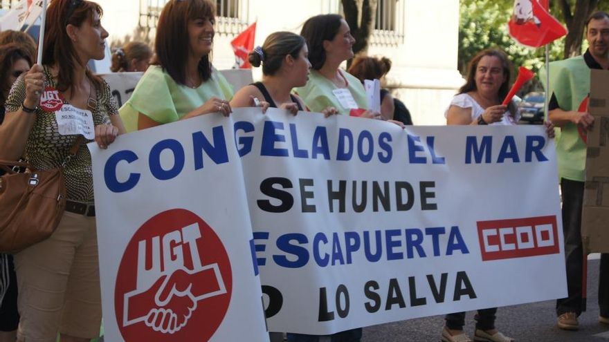 protesta elmar trabajo