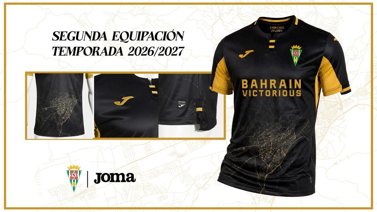 El Córdoba CF llevará a la ciudad en la segunda equipación para la 26/27