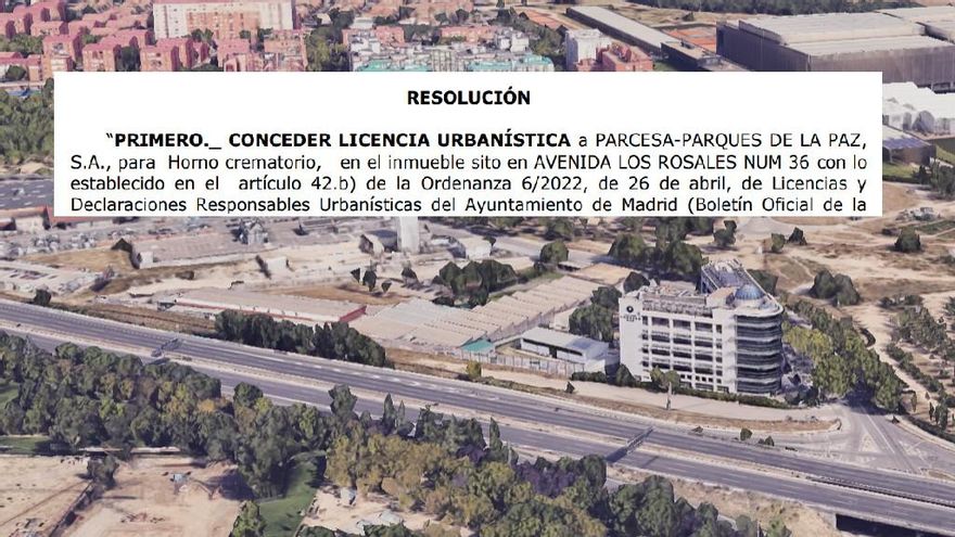 Almeida autoriza un horno crematorio en Usera que el Ayuntamiento de Madrid rechazó en tres ocasiones