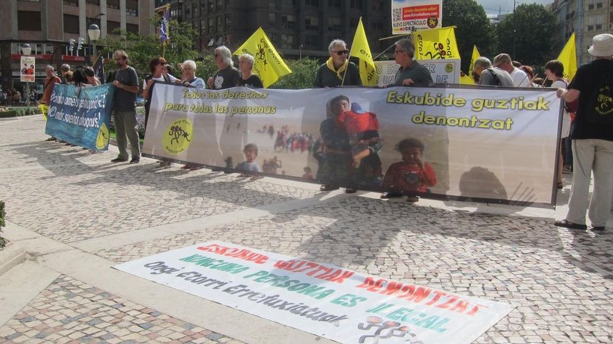 Ongi Etorri Errefuxiatuak pide al Gobierno Vasco que presione al Ejecutivo español para que ayude al 'Open Arms'