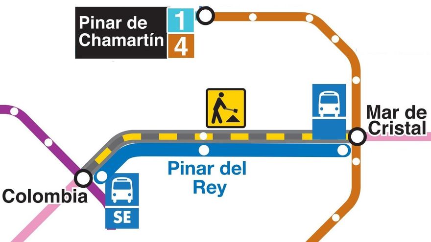 Cómo evitar el corte de la línea 8 de Metro de Madrid: trayectos alternativos hasta el Aeropuerto