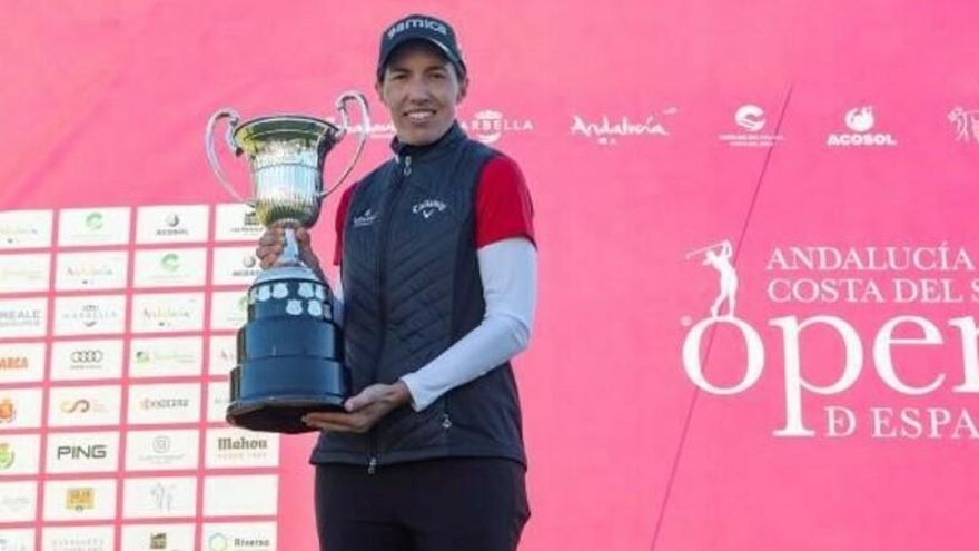 Carlota Ciganda colma sus mejores sueños ganando el Andalucía Costa del Sol