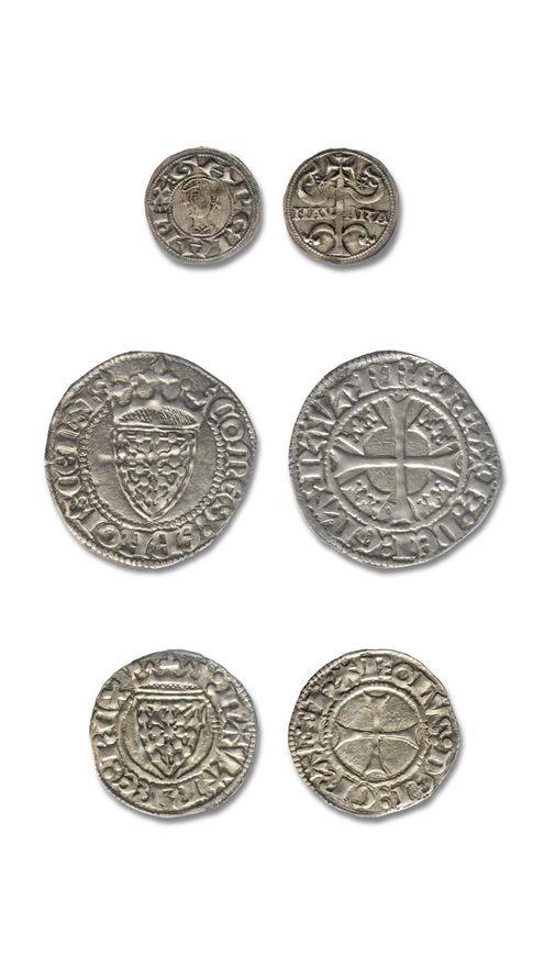 Imagen de las monedas adquiridas por el Museo de Navarra.