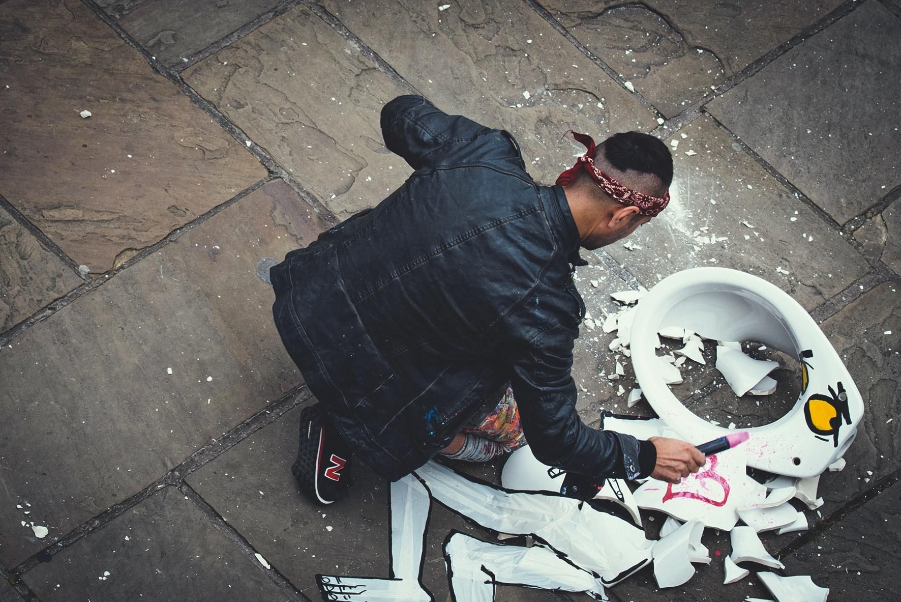 Francisco de Pájaro trabajando en una obra