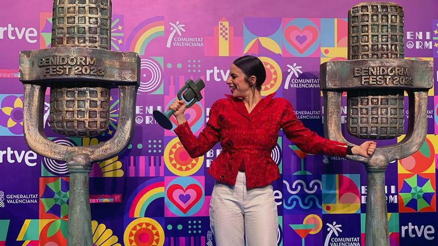 Blanca Paloma, tras ganar el Benidorm Fest 2023: "Vamos a trabajar mucho para traernos Eurovisión a la 'terreta'"