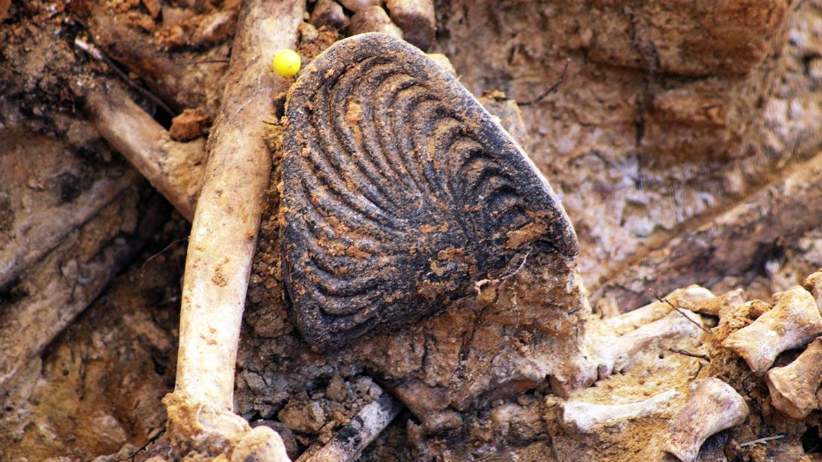 Una de las suelas de calzado que pueden ser una pista sobre el grupo de mineros de Aznalcóllar.