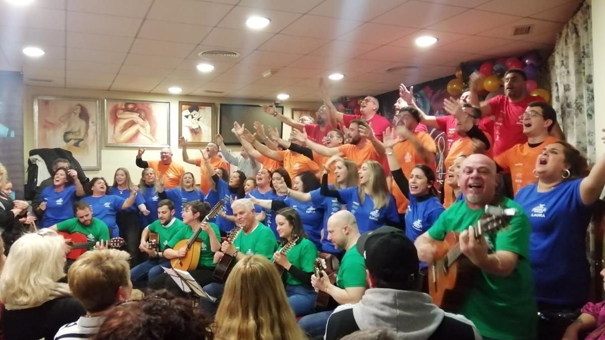 El 'Coro Carnaval' en un ensayo