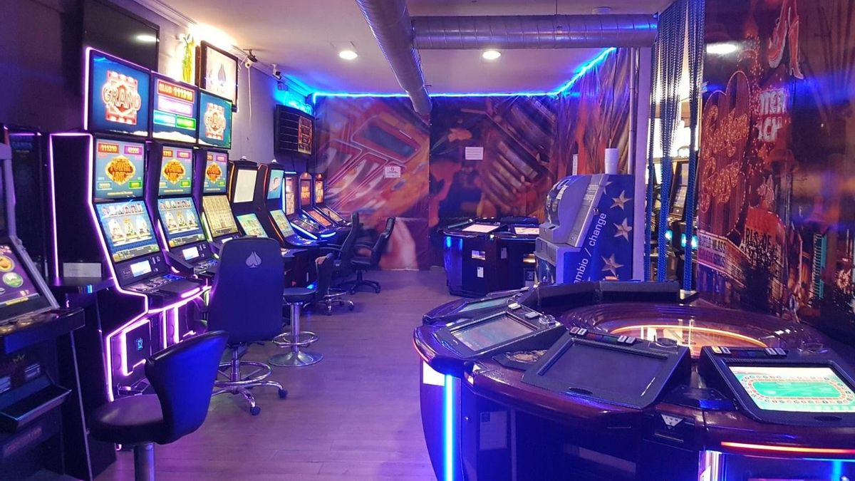 Salón de juego en una imagen de archivo