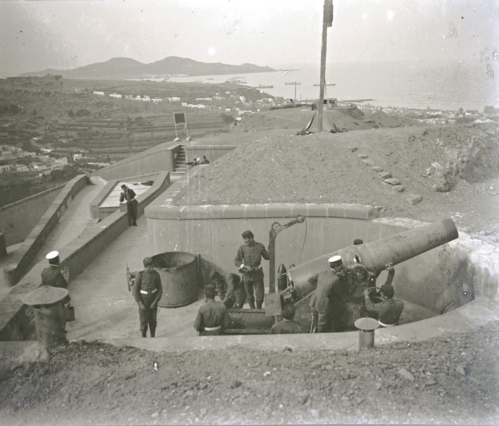 Salvas militares en las Baterías de San Juan (FEDAC)