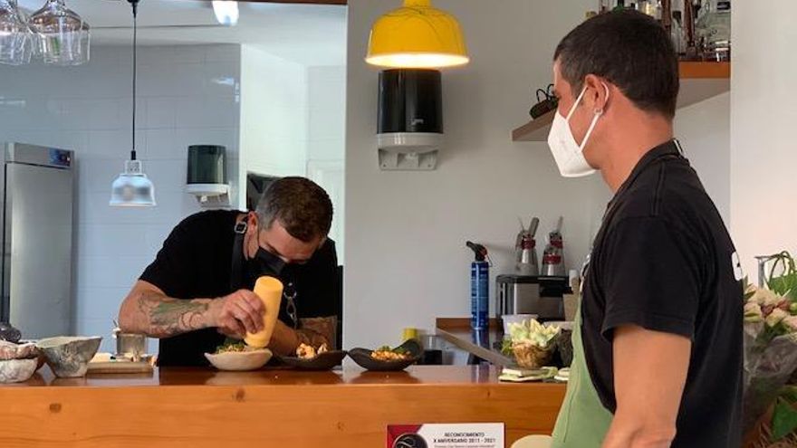 Faraco en plena acción