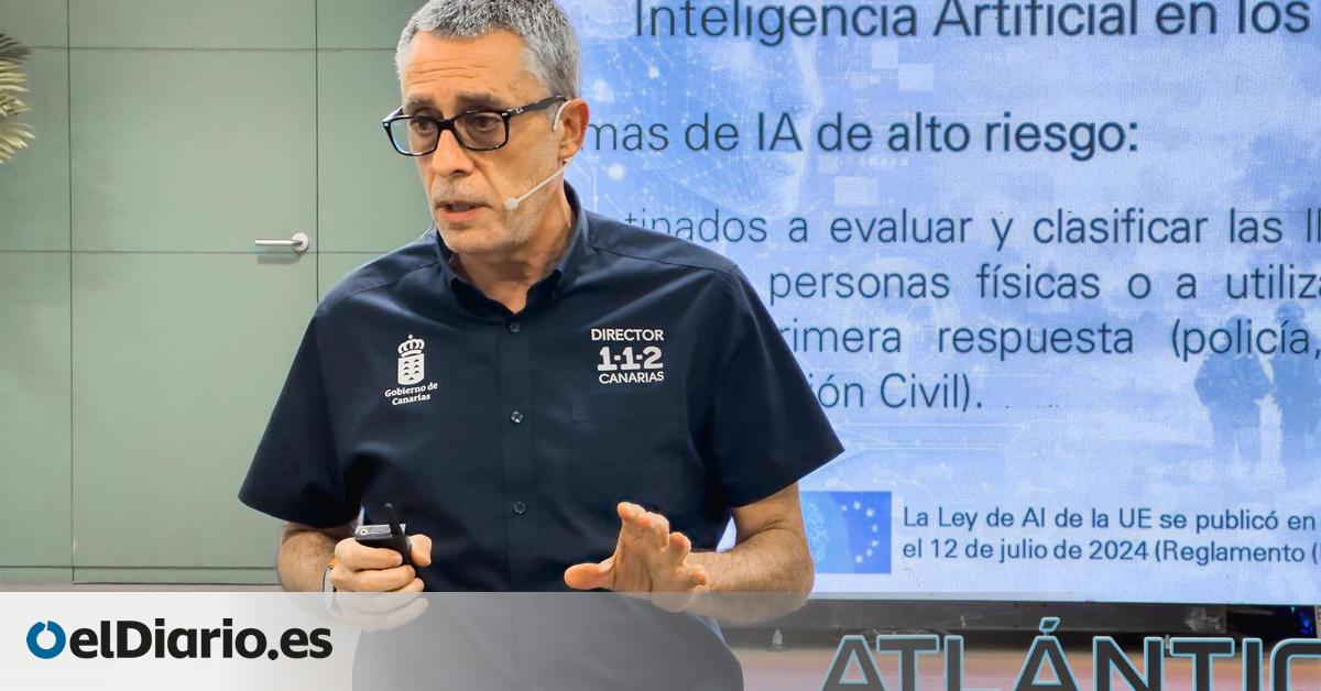 La IA permitirá  acortar  los tiempos para responder a emergencias, resalta el director del 112 Canarias