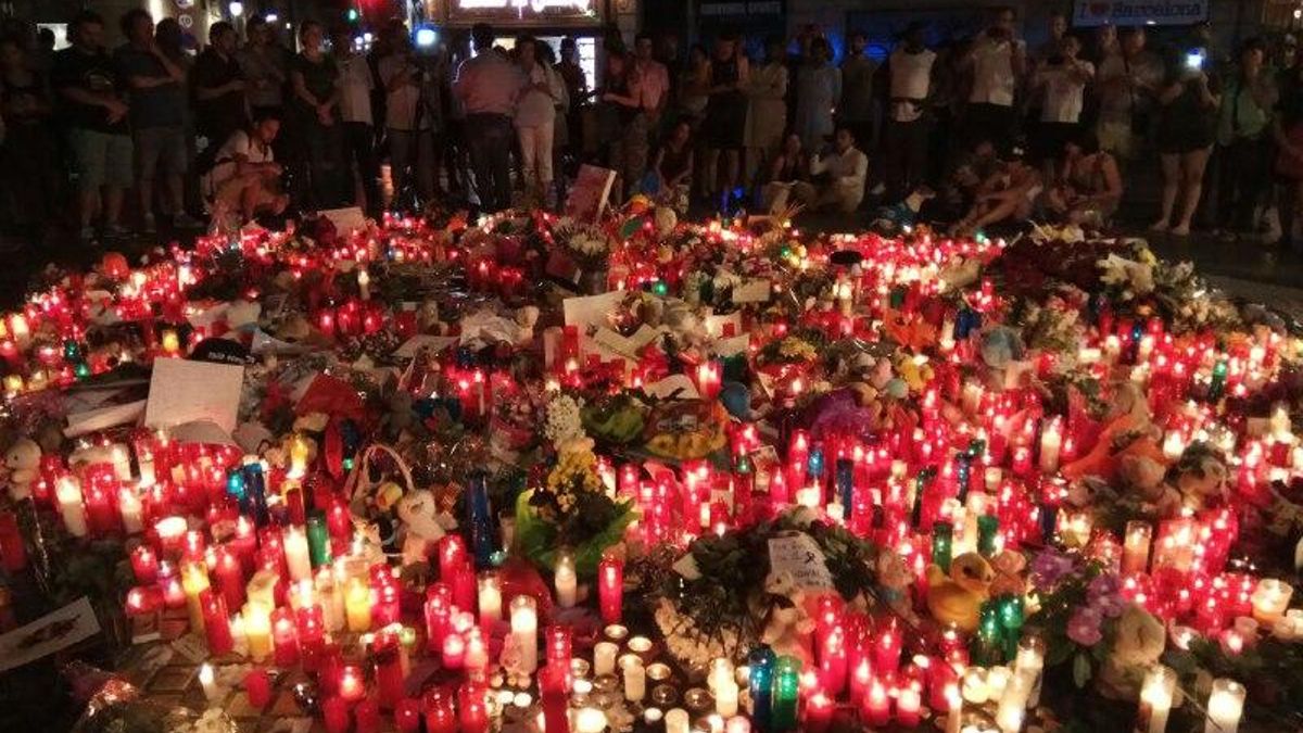 El homenaje de Barcelona a las víctimas del atentado