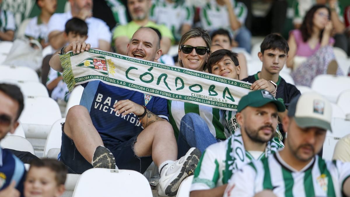 Grada Blanquiverde del Córdoba CF - Sporting de Gijón