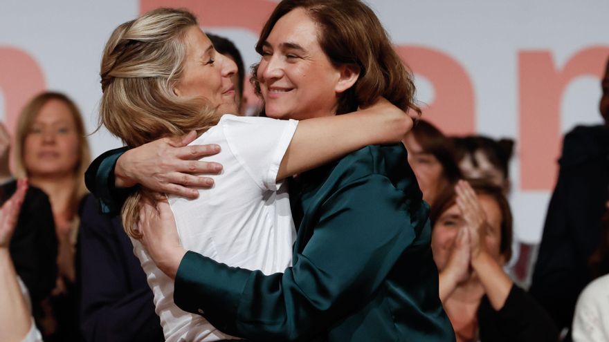 Yolanda Díaz respalda la candidatura de Colau: "Llamo a todos los trabajadores a que se movilicen por ella"