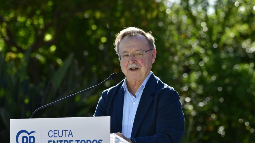El presidente de Ceuta y candidato por sexta vez del PP a la reelección, Juan Jesús Vivas