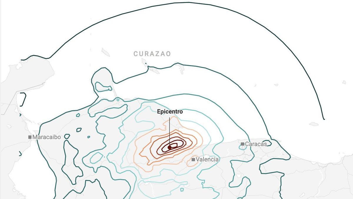 Los mapas de los terremotos de Venezuela: estas son las zonas más afectadas