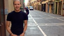 El presidente de la Federación de Peñas de Pamplona, Mikel Donlo.