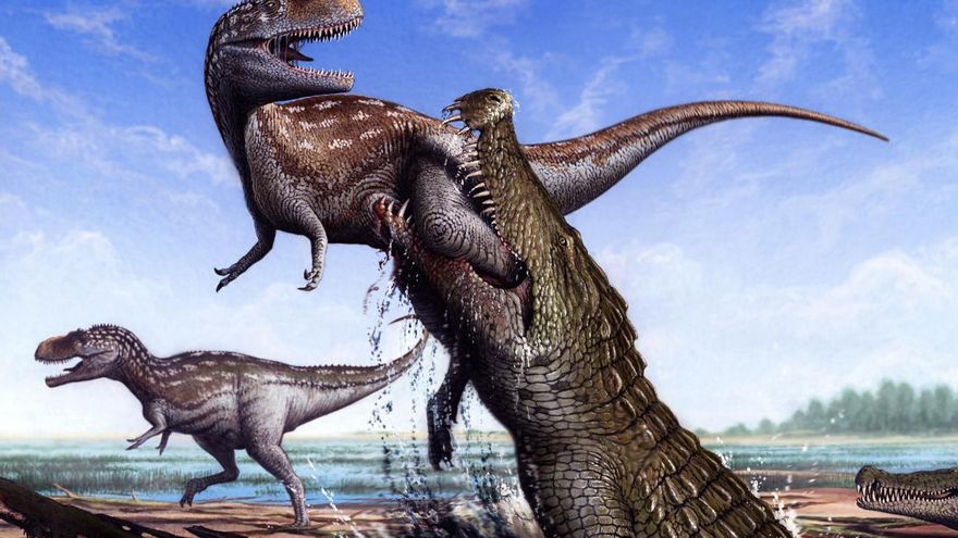 El fósil del cocodrilo que devoraba dinosaurios ya tiene su réplica exacta tras 50 años de trabajo