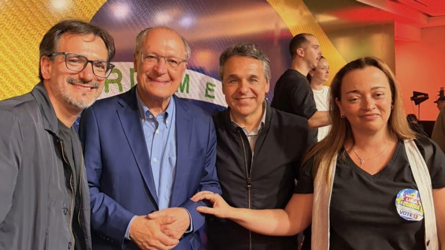 La comitiva del Frente Renovador, Sebastián Galmarini, Cecilia Moreau y Diego Giuliano