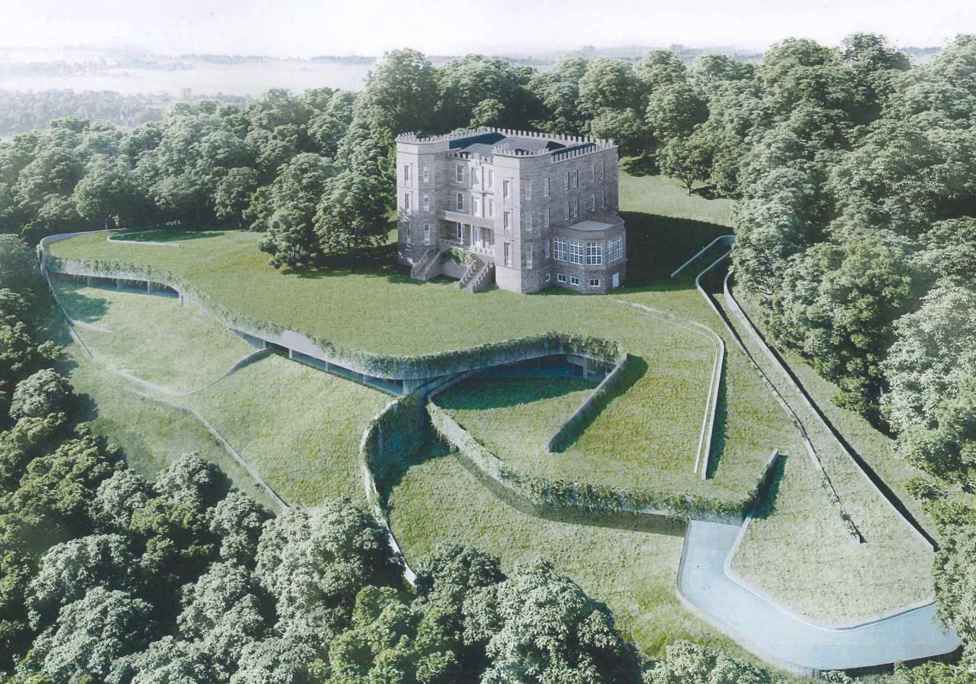 Una propuesta de cómo quedarían la torre y las inmediaciones